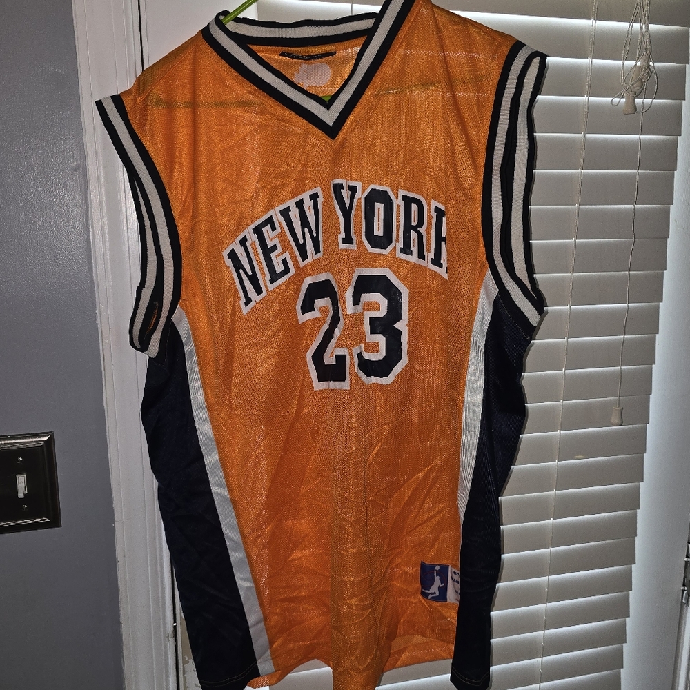 DELF Orange and Black New York Jersey